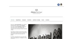 Desktop Screenshot of clinicamadrigal.com